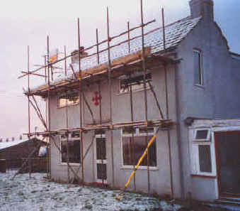 Scaffolding in the Snow